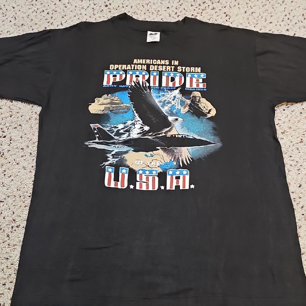 Black Desert Storm Graphic T-Shirt